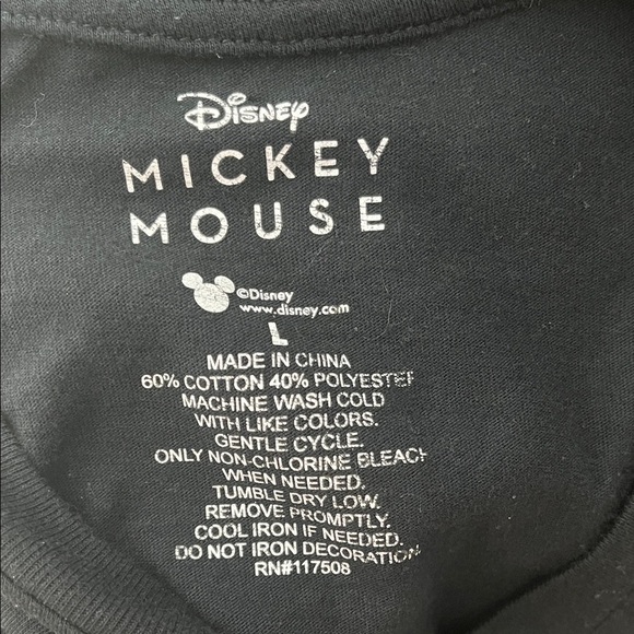Disney Black Tee with Mickey Mouse Graphic - Picture 3 of 4